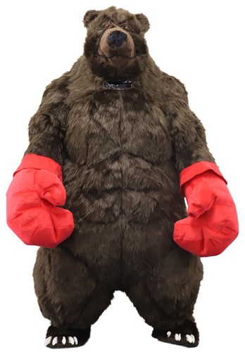 Giant boxing bear inflatable - boxing,