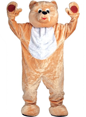 Giant teddy bear mascot - bear, deluxe