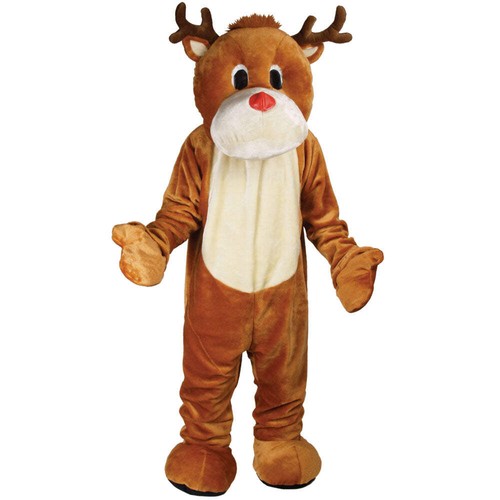 Giant reindeer mascot - giant, santa