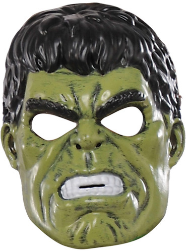 Hulk metallic mask adults - metallic,
