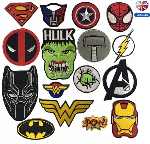 Superhero movie iron sew on - on,